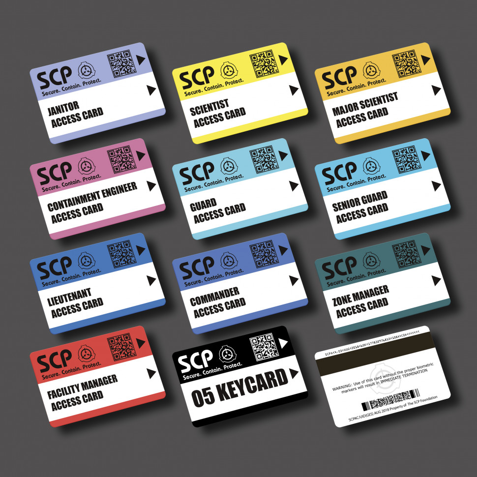 Комплект карт доступа с чипом Mifare / версия  SCP-SL
